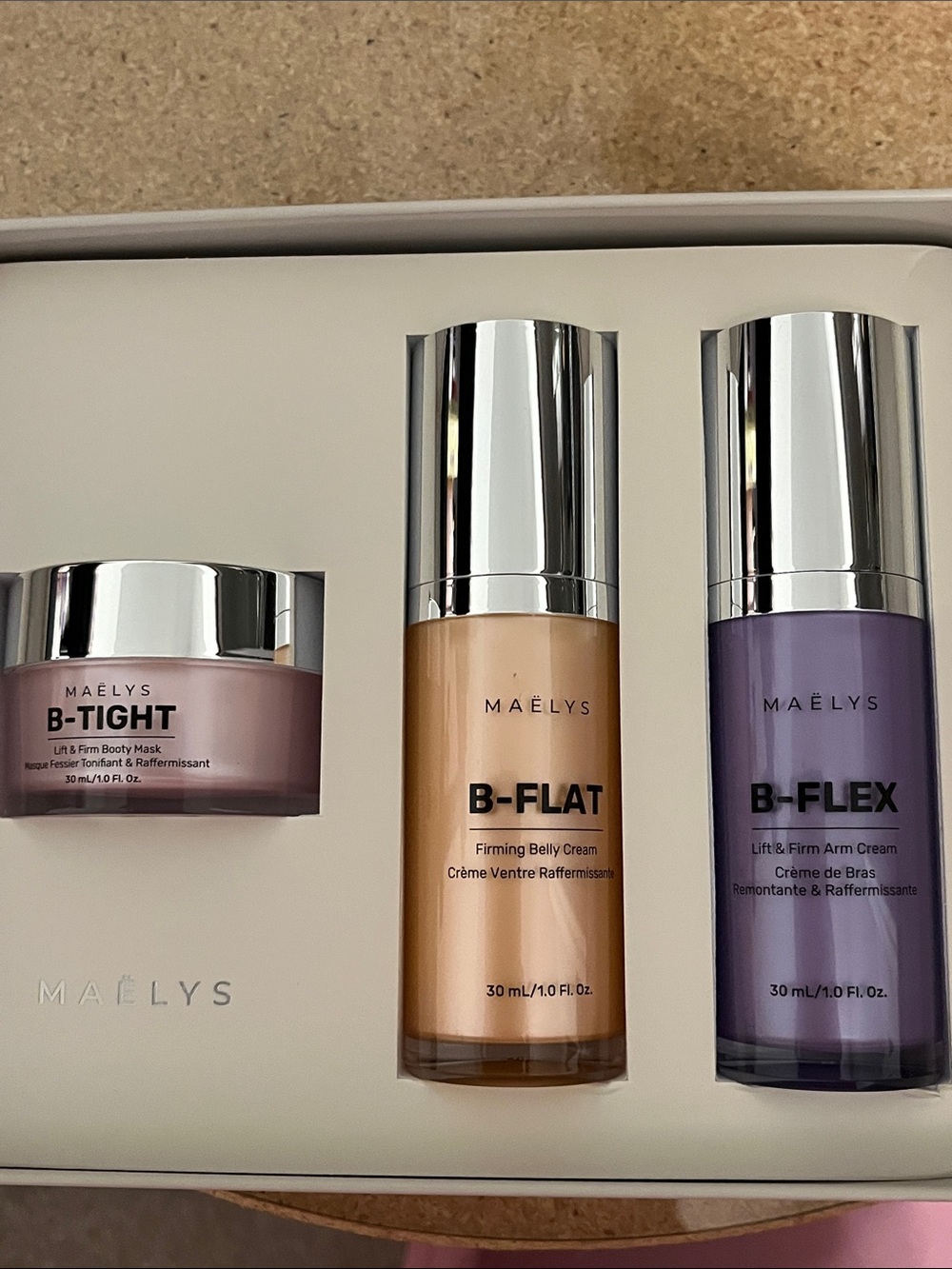 MAÉLYS B-FLAT Firming Belly Cream — Peach
